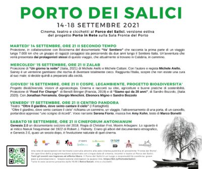 PORTO DEI SALICI - PROGRAMMA